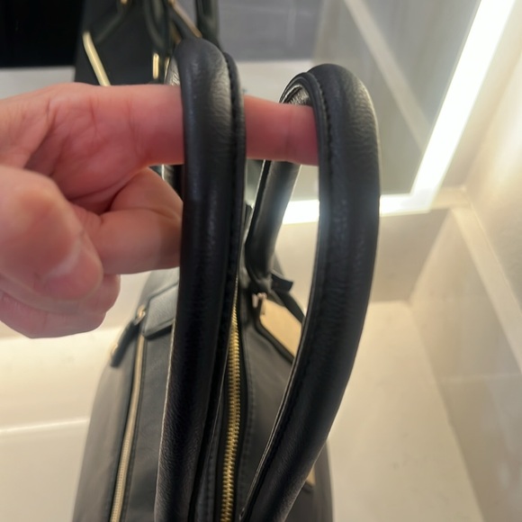 Marc New York Black Satchel with Gold Accents - Picture 9 of 15